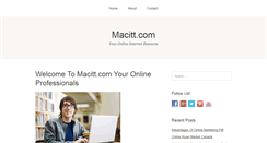 Desktop Screenshot of macitt.com