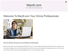 Tablet Screenshot of macitt.com